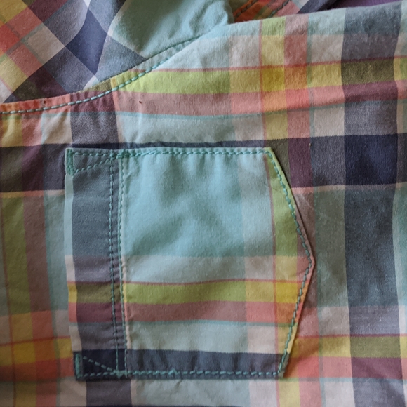 🐻4T, Oshkosh B'Gosh, plaid 100% cotton shirt - Picture 2 of 4